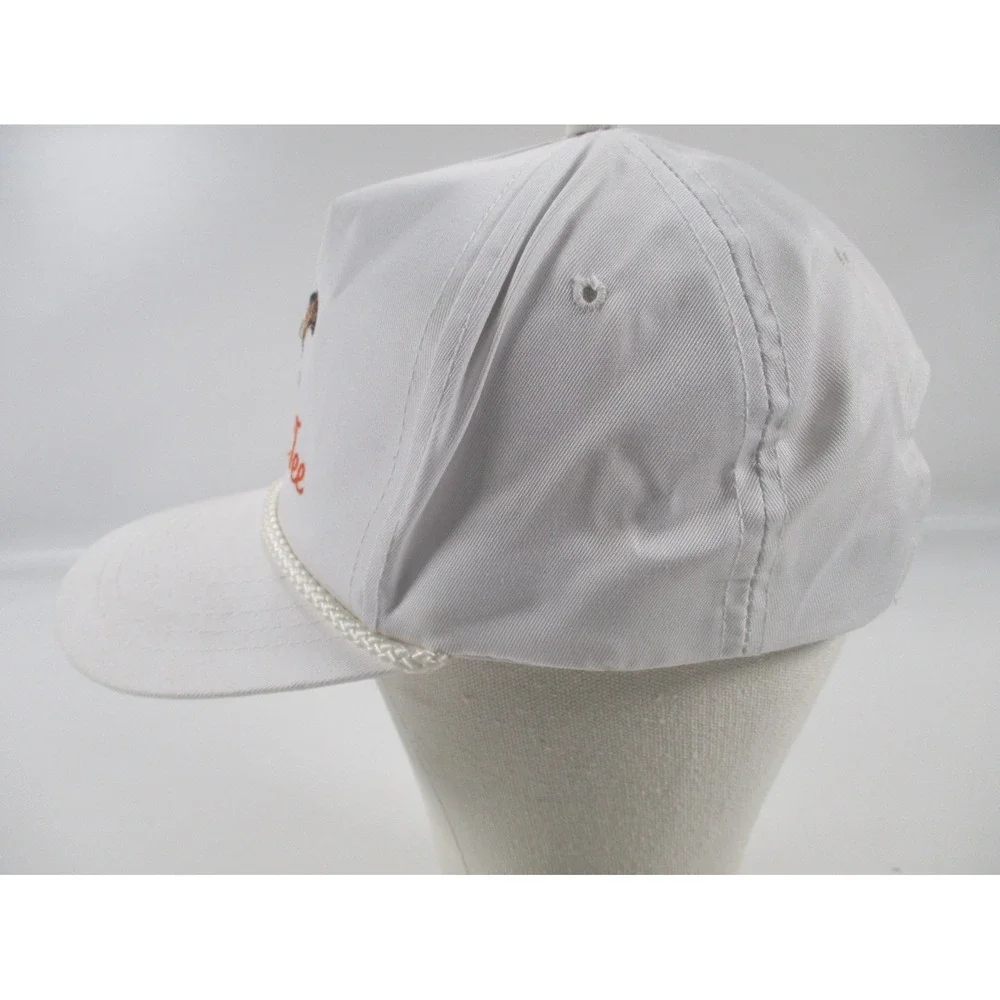 Vintage Youngan Lil E. Tee Race Horse Embroidered‎ White Strap back Rope Hat Cap